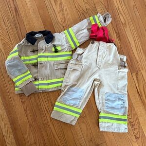 Realistic fire fighter costume